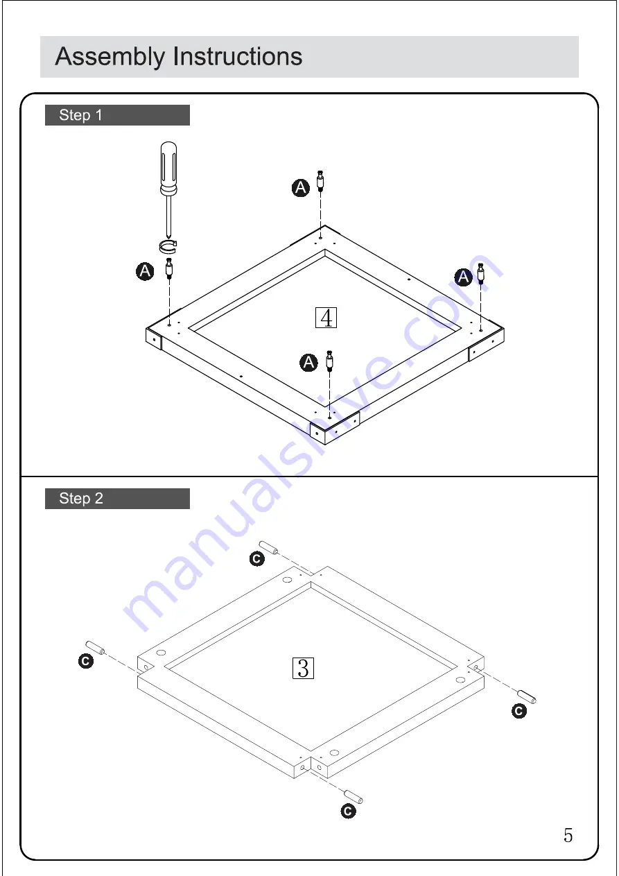 Flash Furniture ZG-036-GY-GG Скачать руководство пользователя страница 7