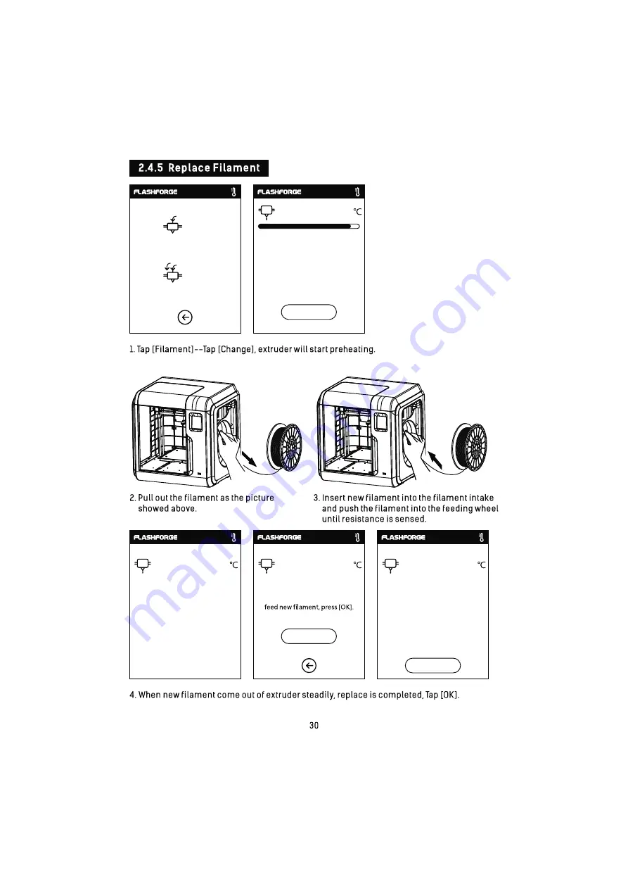 FLASHFORGE 3D PRINTER Adventurer 3 User Manual Download Page 32