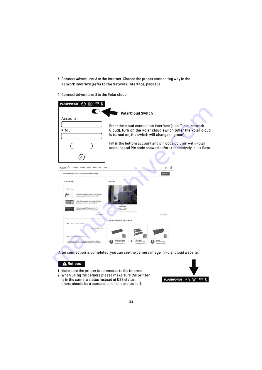 FLASHFORGE 3D PRINTER Adventurer 3 Скачать руководство пользователя страница 35