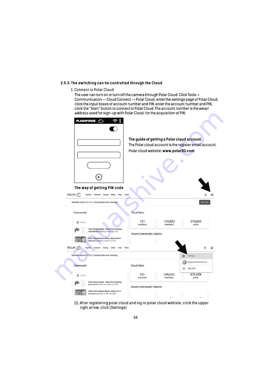 FLASHFORGE 3D PRINTER Adventurer 3 User Manual Download Page 36