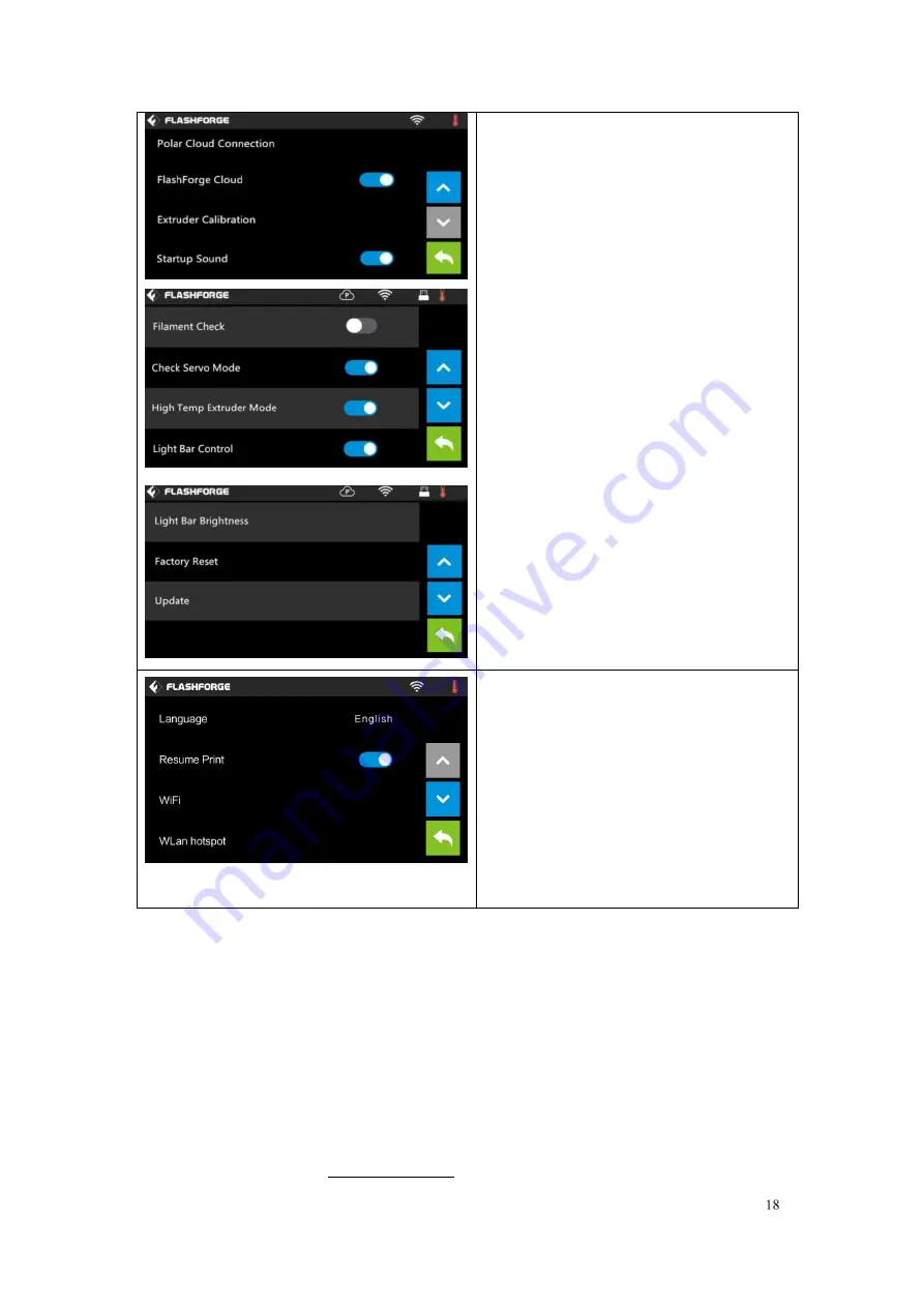 FLASHFORGE 3D PRINTER Guider IIS Series User Manual Download Page 18