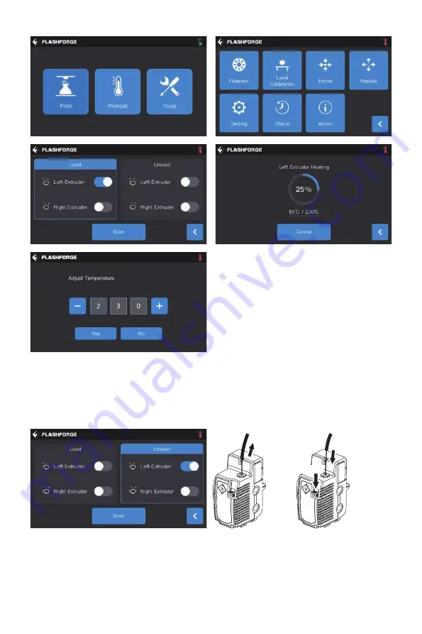 Flashforge Creator 3 Pro Quick Start Manual Download Page 8