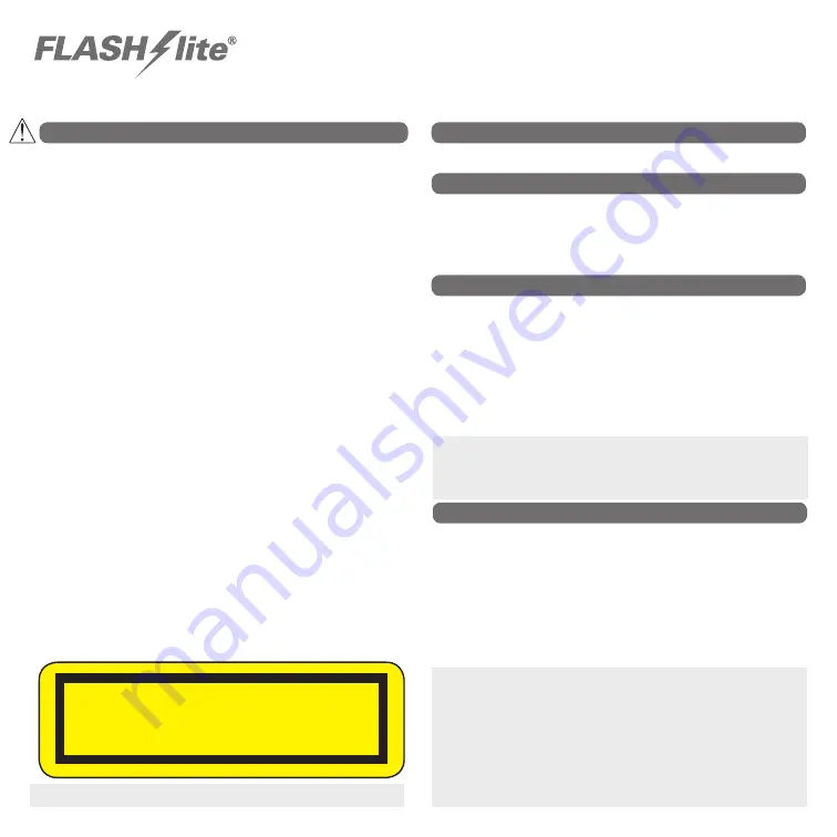 Flashlite Magna 4.0 Скачать руководство пользователя страница 4