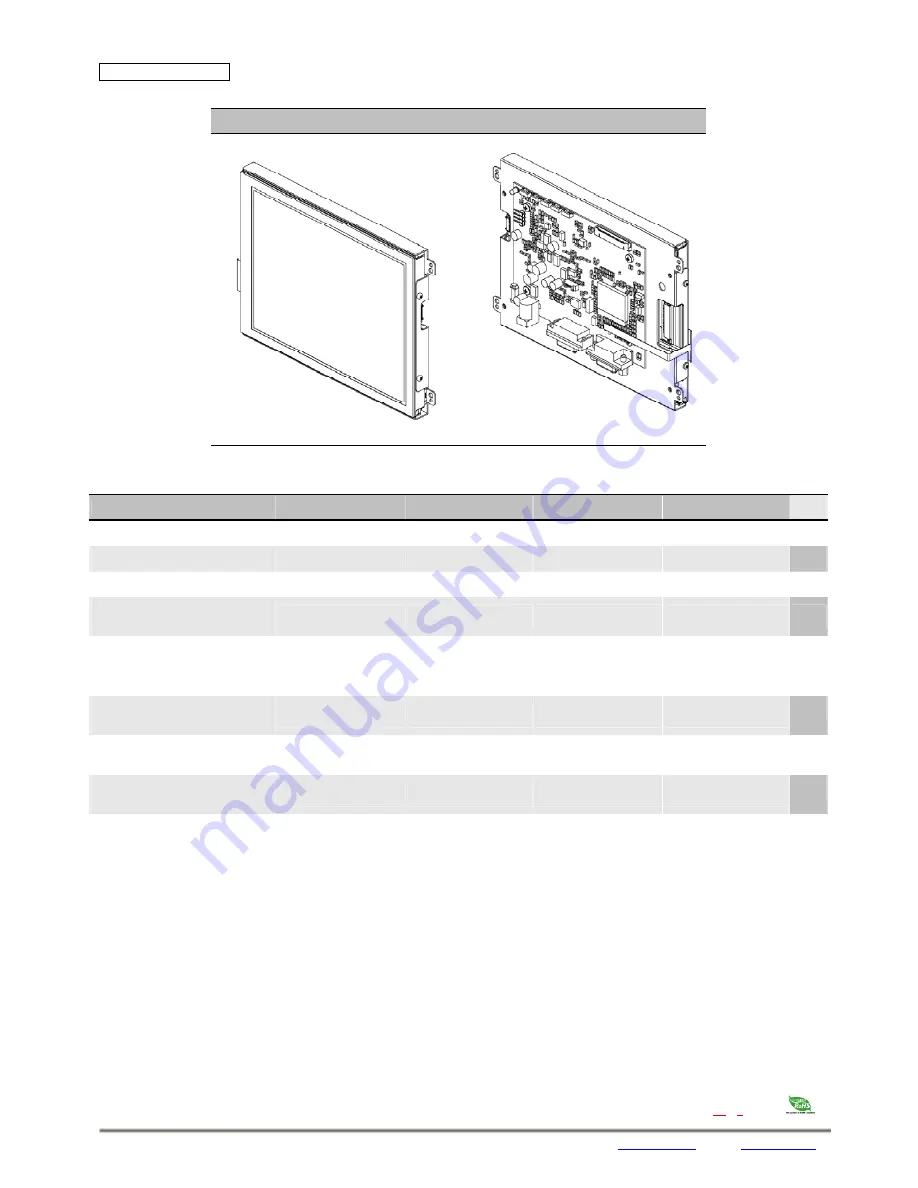 Flat Display Technology LP065GVAxx-FxR User Manual Download Page 11