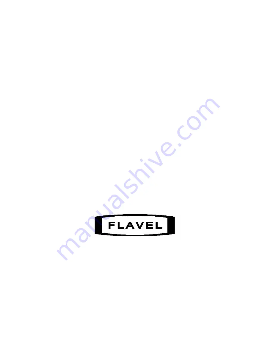 Flavel Calypso FNCN**SN Series User Instructions Download Page 14