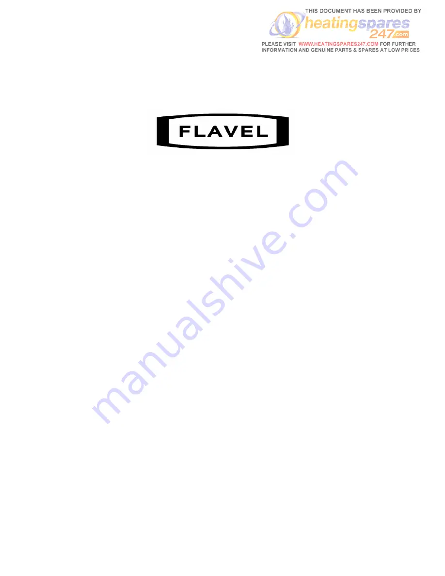 Flavel Emberglow Classic FEMC00MN Installation And Maintenance Instructions Manual Download Page 1