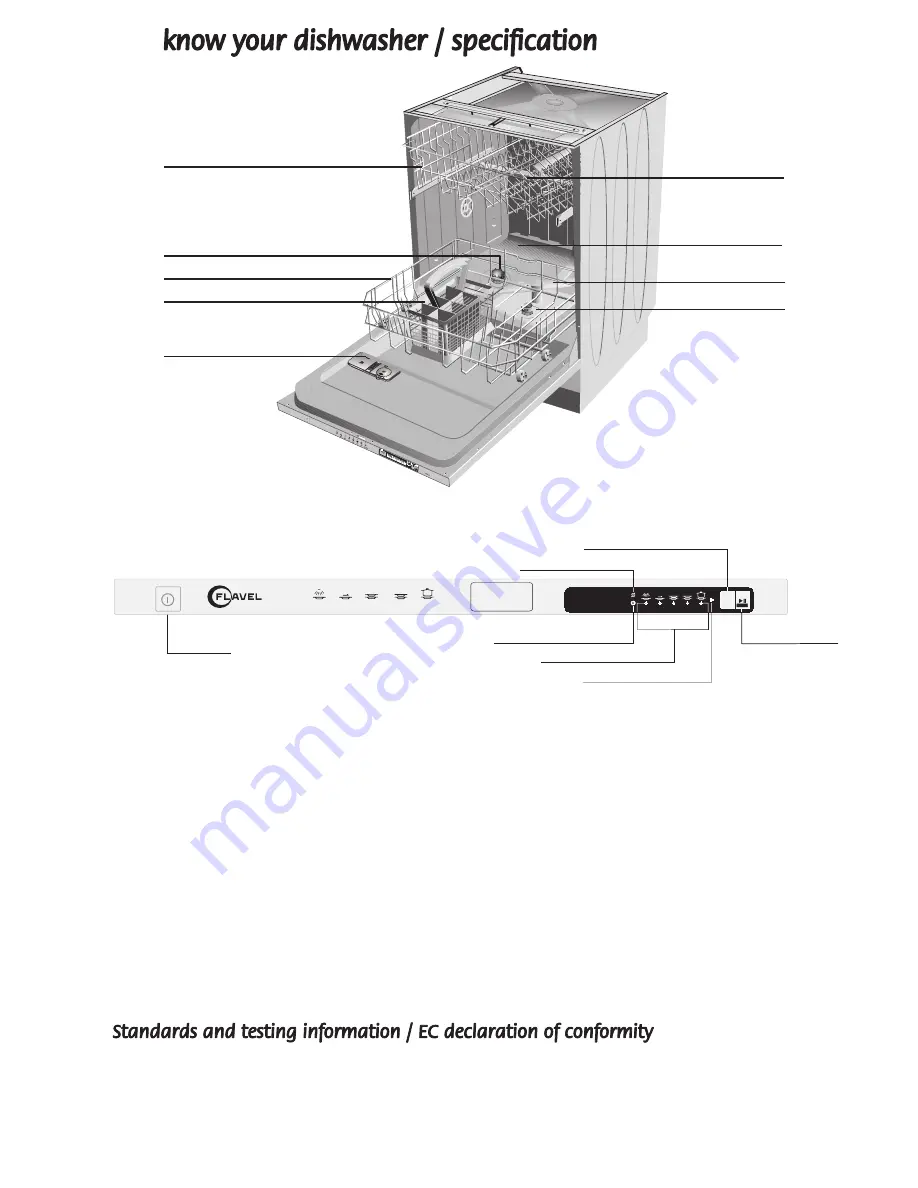 Flavel FDW60 Installation & Operation Instructions Download Page 5