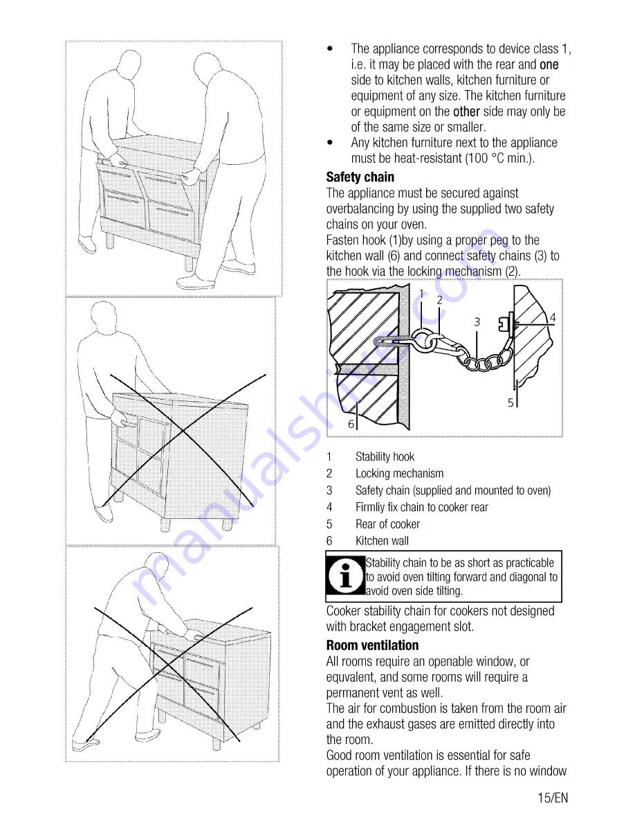 Flavel MLN10FRS User Manual Download Page 15