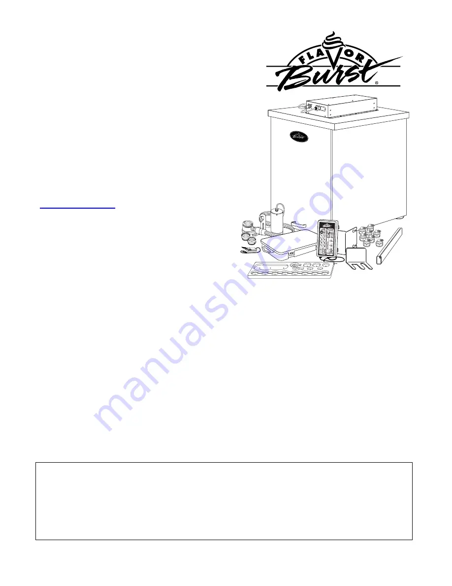 Flavor Burst FB 80D Series Manual Download Page 1