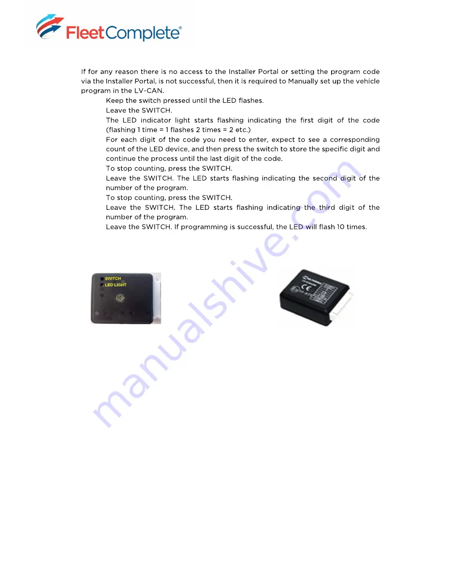 Fleet Complete MGS620 Installation Manual Download Page 8