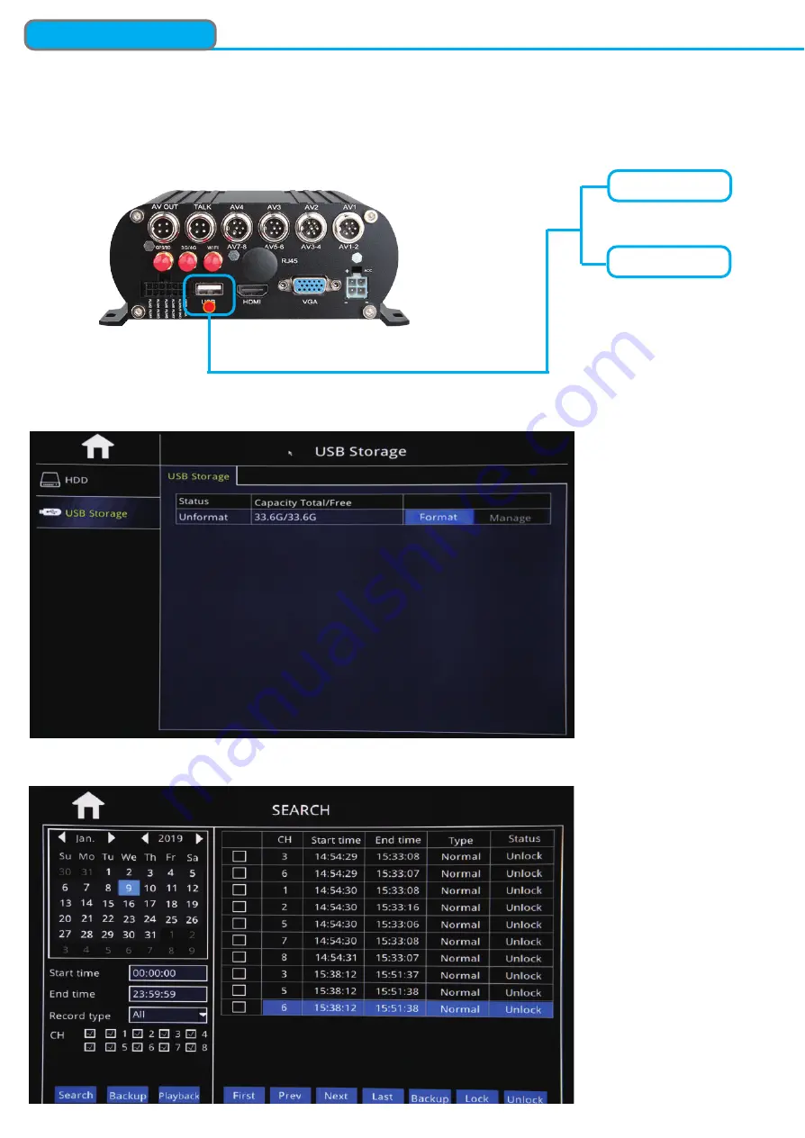 Fleetminder MDVR8AHD-4G Installation And User Manual Download Page 7