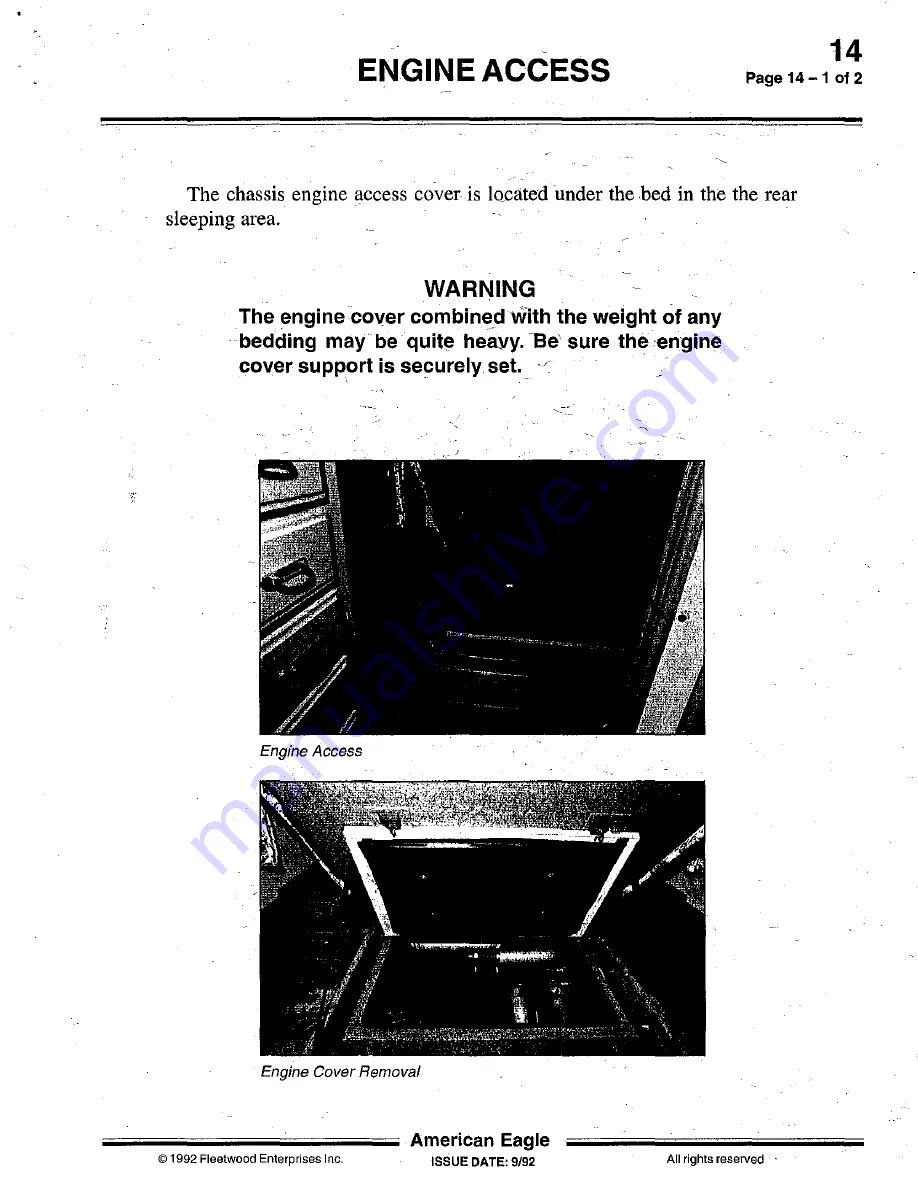 Fleetwood 1993 American Eagle Owner'S Manual Download Page 67