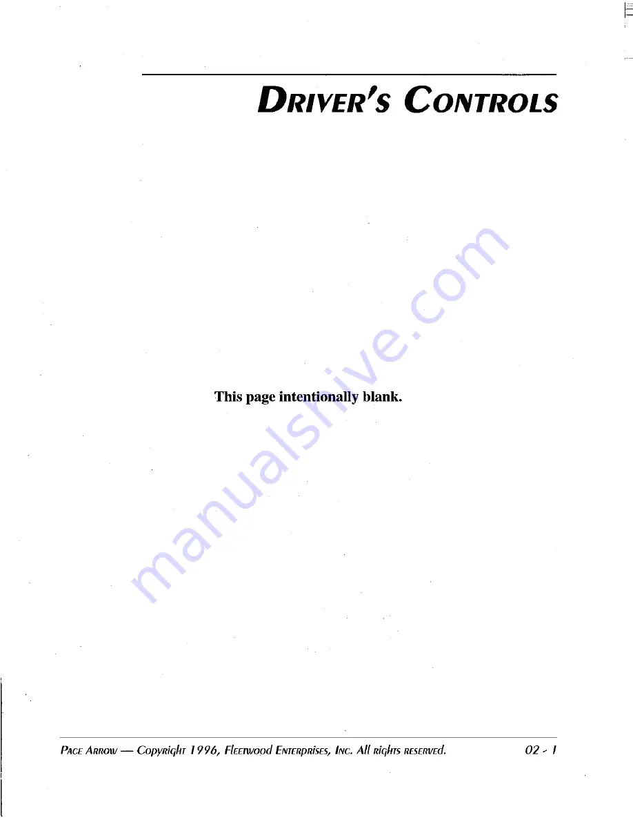 Fleetwood 1997 Pace Arrow Service Manual Download Page 25