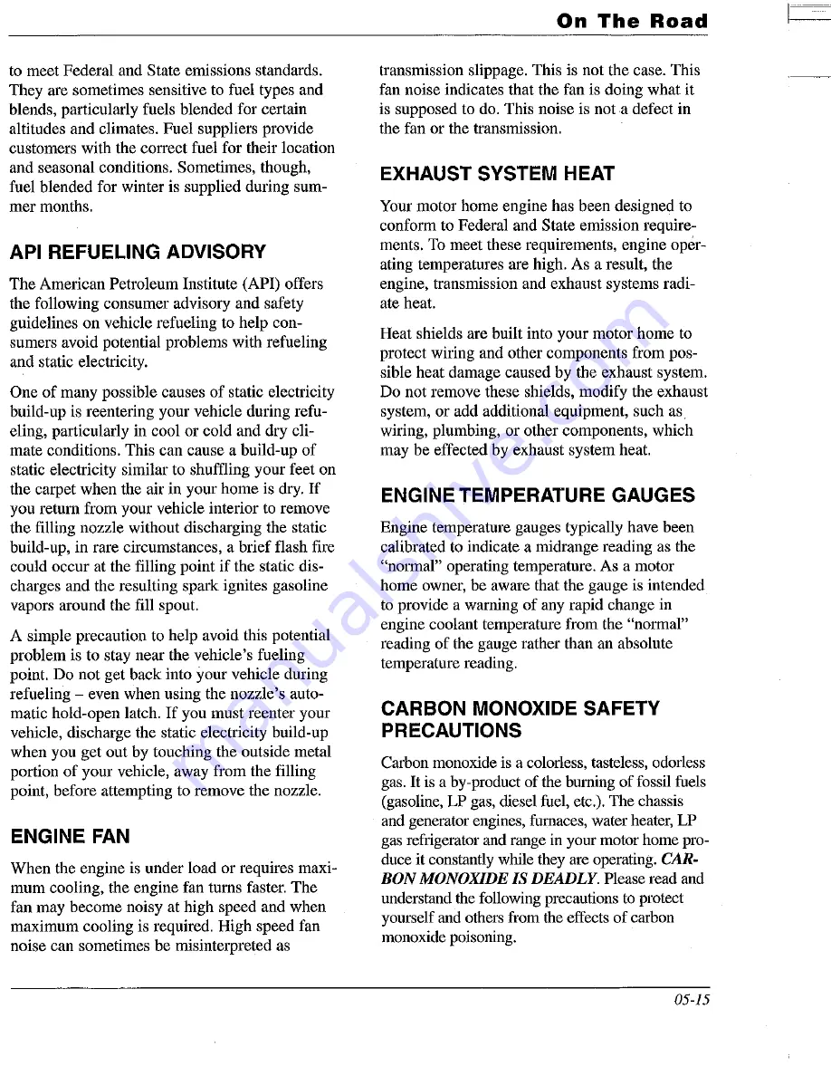 Fleetwood 2003 Southwind User Manual Download Page 36