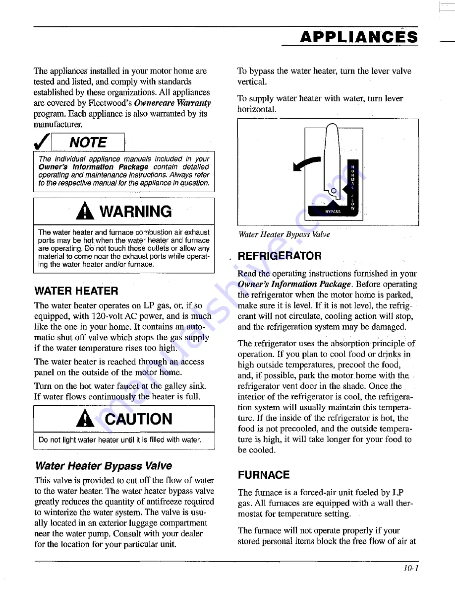 Fleetwood Discovery 2004 User Manual Download Page 79