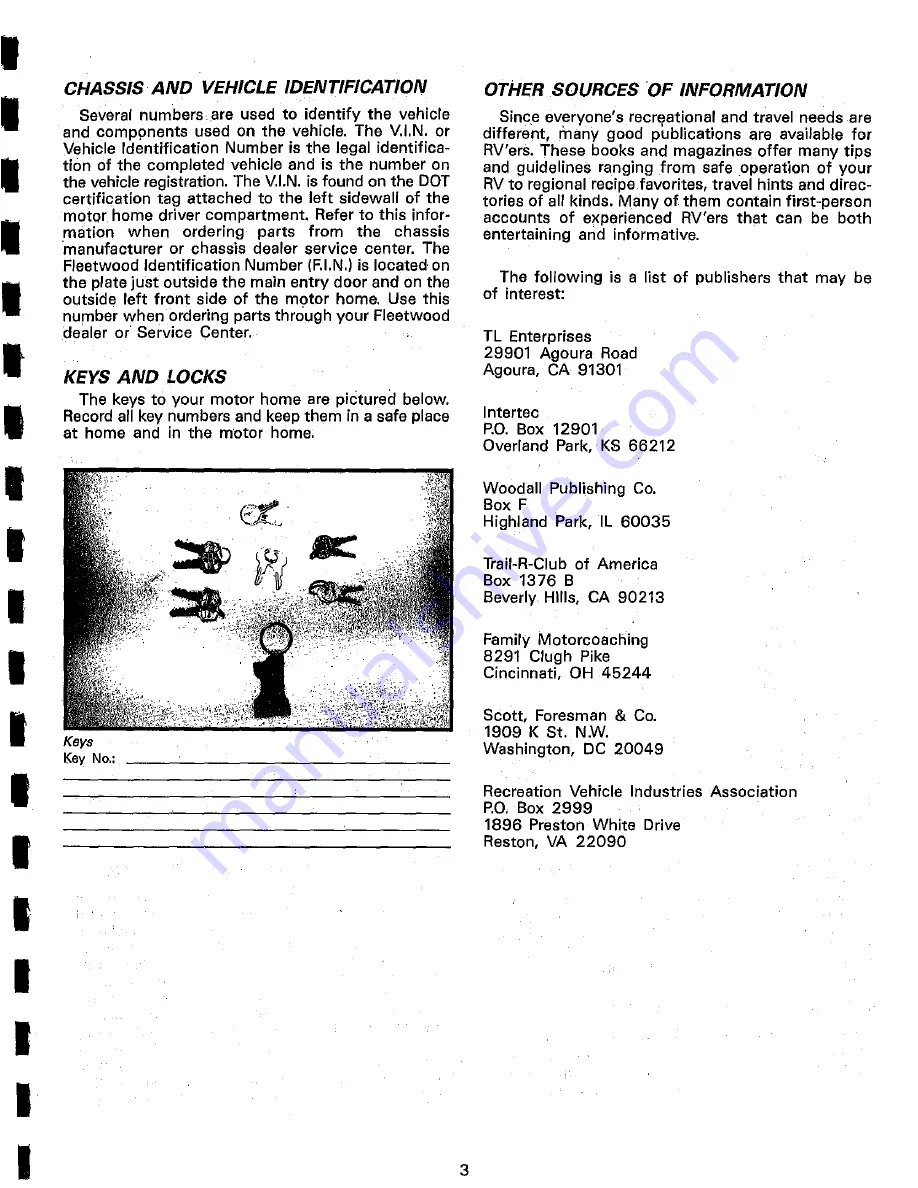 Fleetwood Limited 1990 Owner'S Manual Download Page 9