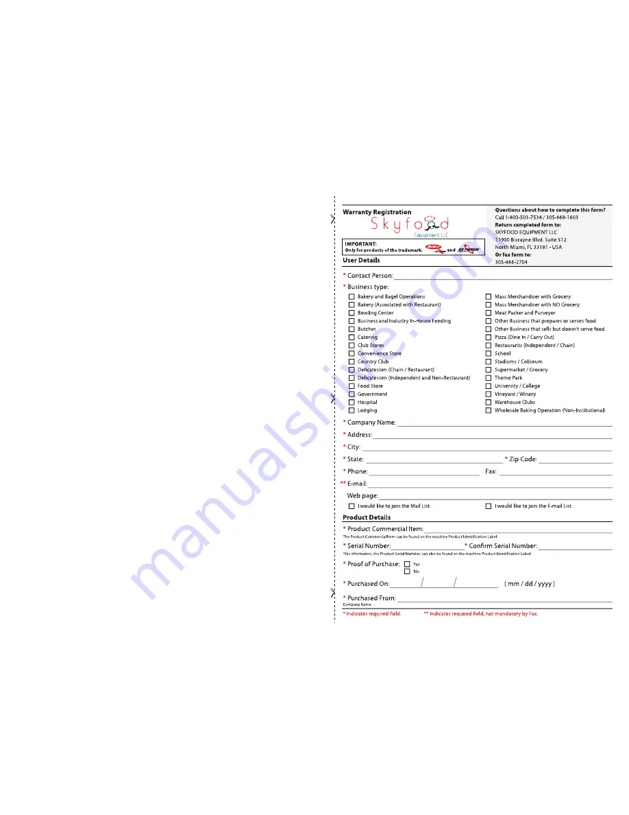 Fleetwood Skymsen TA-04 Instruction Manual Download Page 4