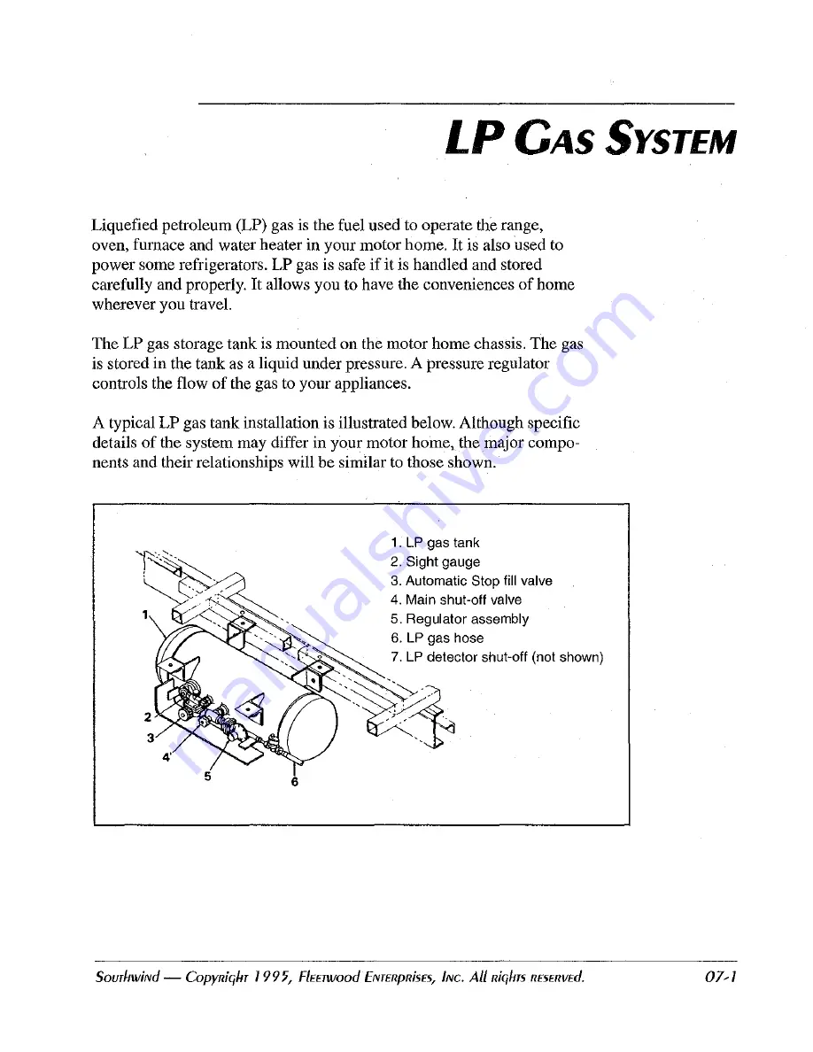 Fleetwood Southwind 1996 Owner'S Manual Download Page 95