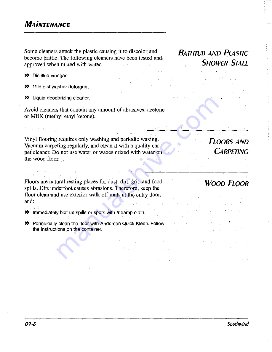 Fleetwood Southwind 1999 Owner'S Manual Download Page 120