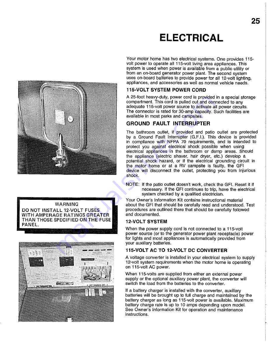 Fleetwood Southwind eagle 1 1984 User Manual Download Page 33