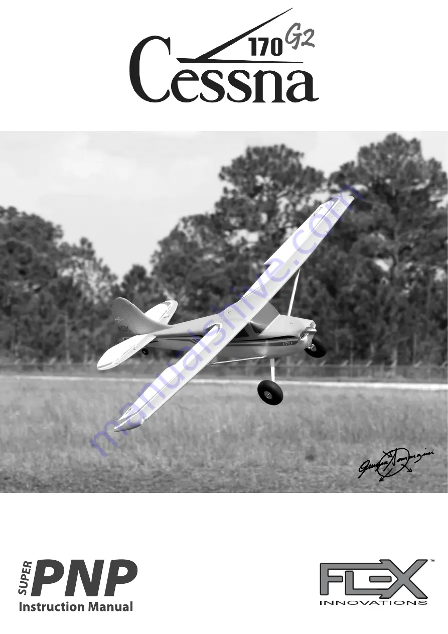 Flex innovations Cessna 170 60E G2 Instruction Manual Download Page 1