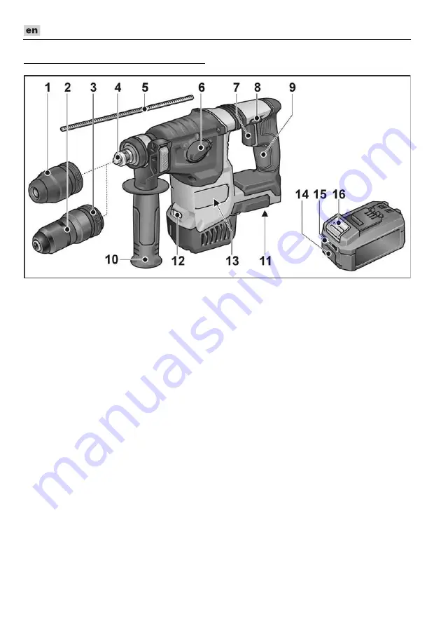 Flex CHE 2-26 18.0-EC Original Operating Instructions Download Page 14