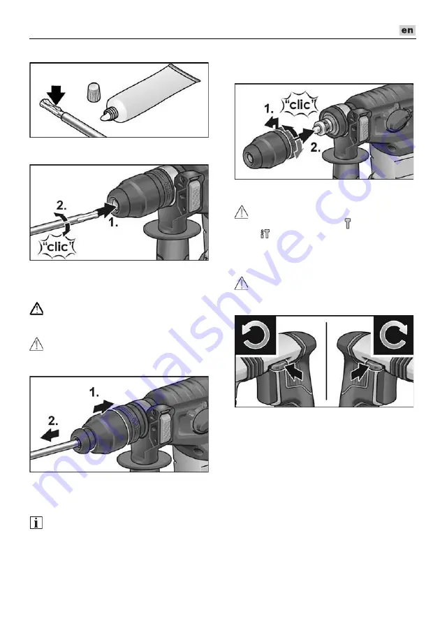 Flex CHE 2-26 18.0-EC Original Operating Instructions Download Page 19