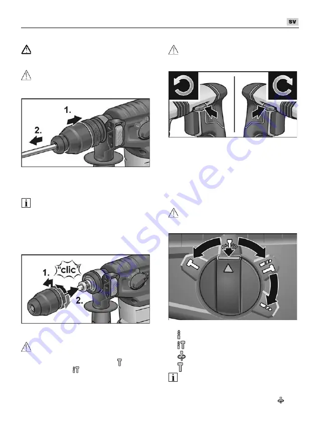 Flex CHE 2-26 18.0-EC Original Operating Instructions Download Page 101