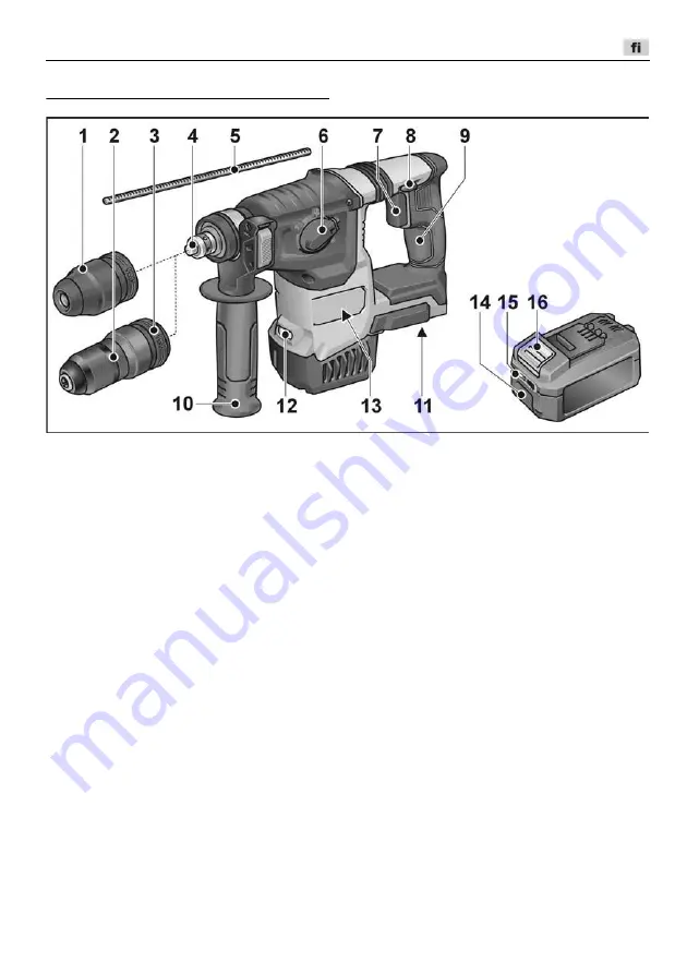 Flex CHE 2-26 18.0-EC Original Operating Instructions Download Page 105