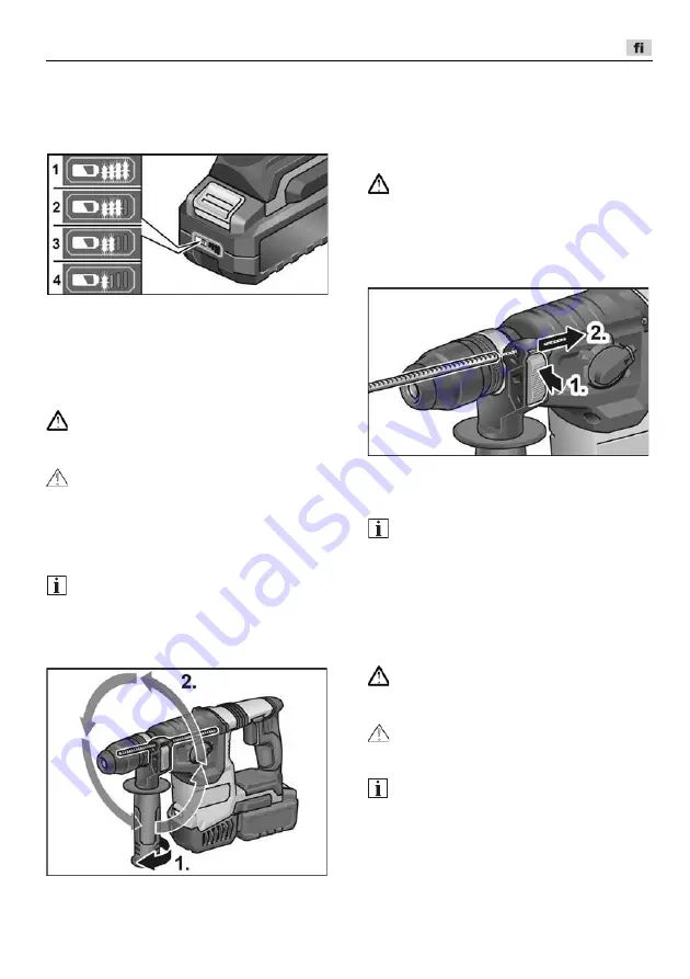 Flex CHE 2-26 18.0-EC Original Operating Instructions Download Page 109