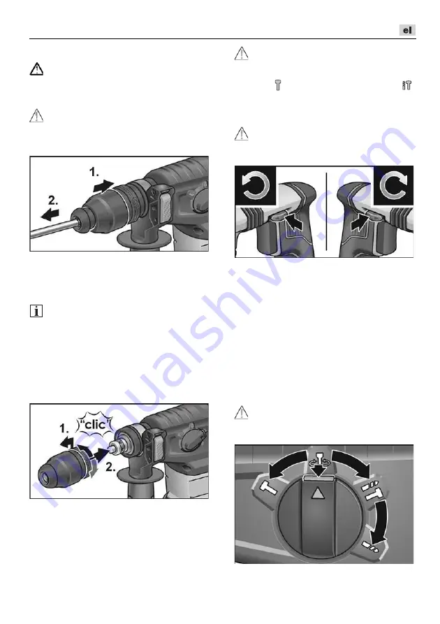 Flex CHE 2-26 18.0-EC Original Operating Instructions Download Page 121