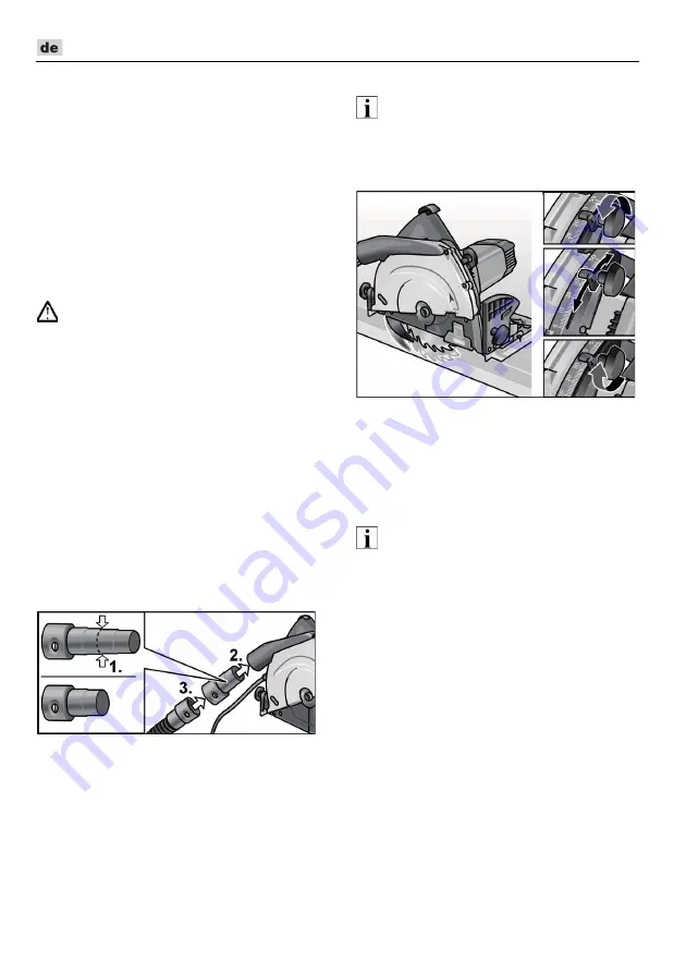 Flex CSE 55 T Operating Instructions Manual Download Page 10