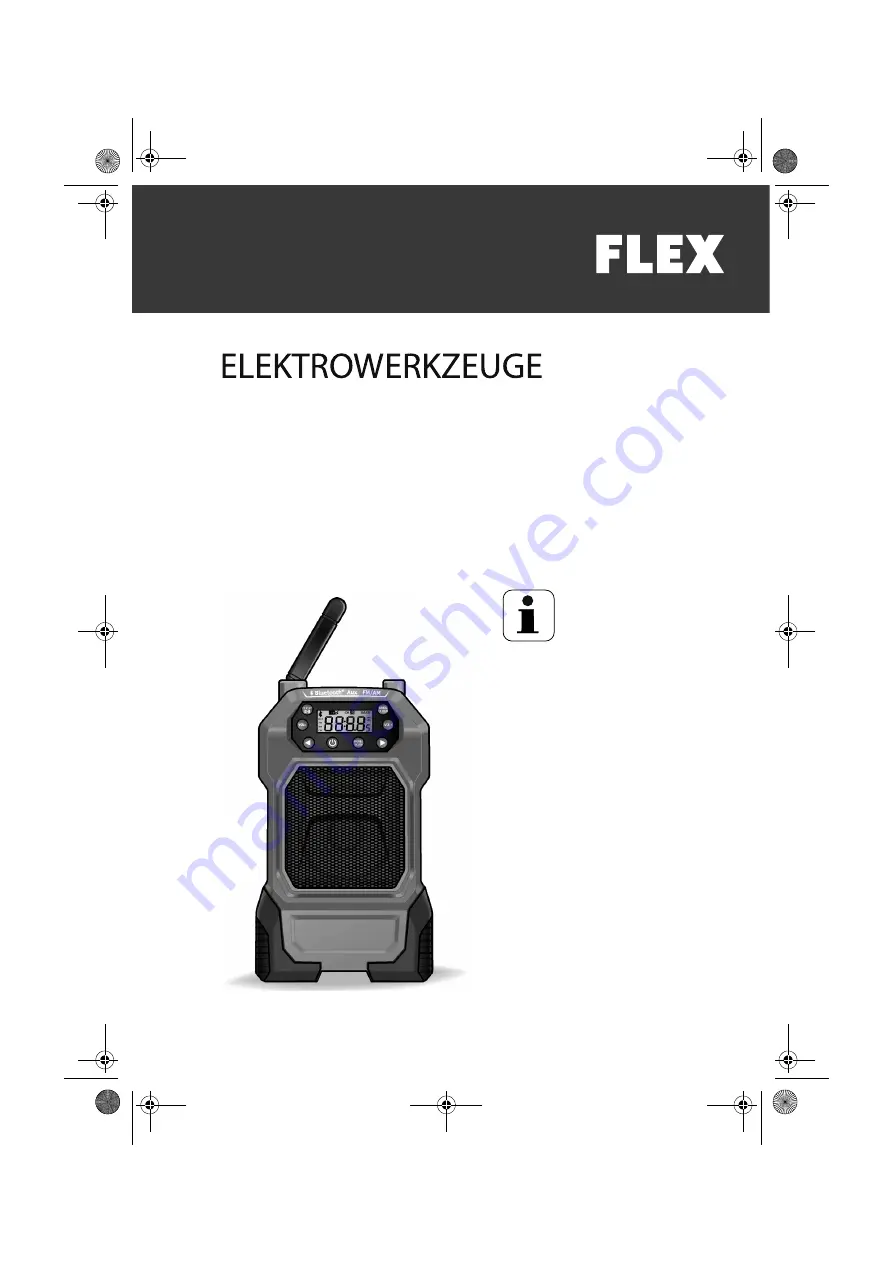 Flex SPR 18.0 Original Operating Instructions Download Page 1