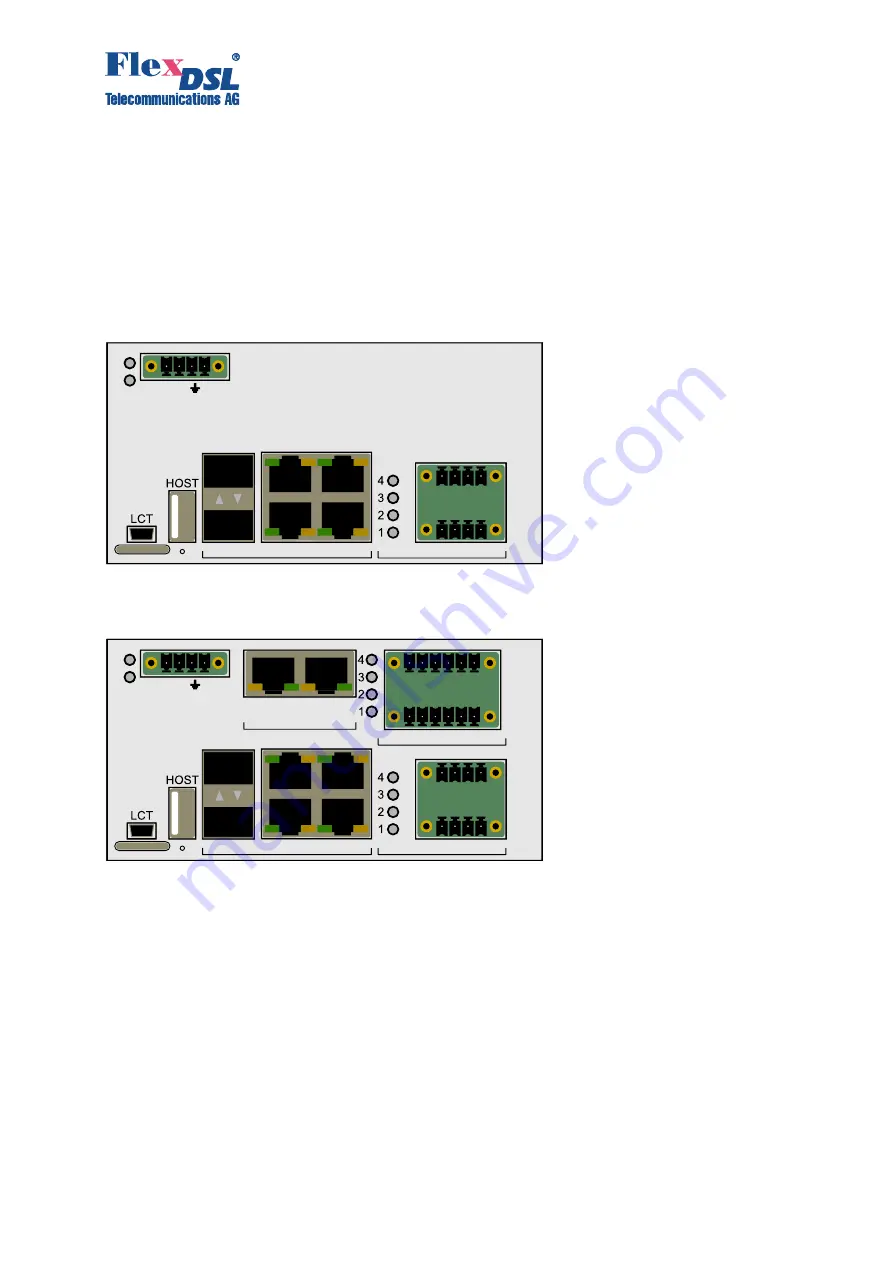 FlexDSL GF-RAIL2N-6Eth-24V,V26 Installation Manual Download Page 8