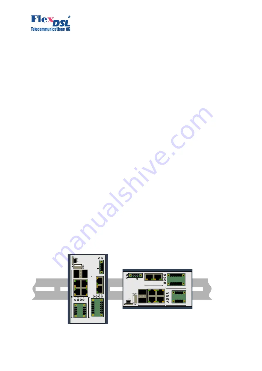 FlexDSL GF-RAIL2N-6Eth-24V,V26 Скачать руководство пользователя страница 17