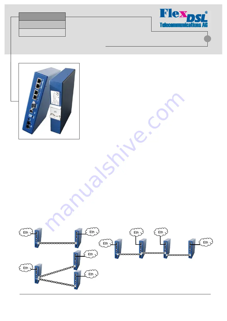 FlexDSL Orion2 Quick Installation Manual Download Page 1