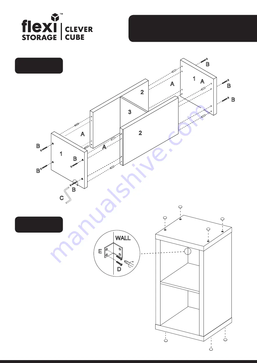 FLEXI STORAGE CLEVER CUBE 01414 Скачать руководство пользователя страница 3