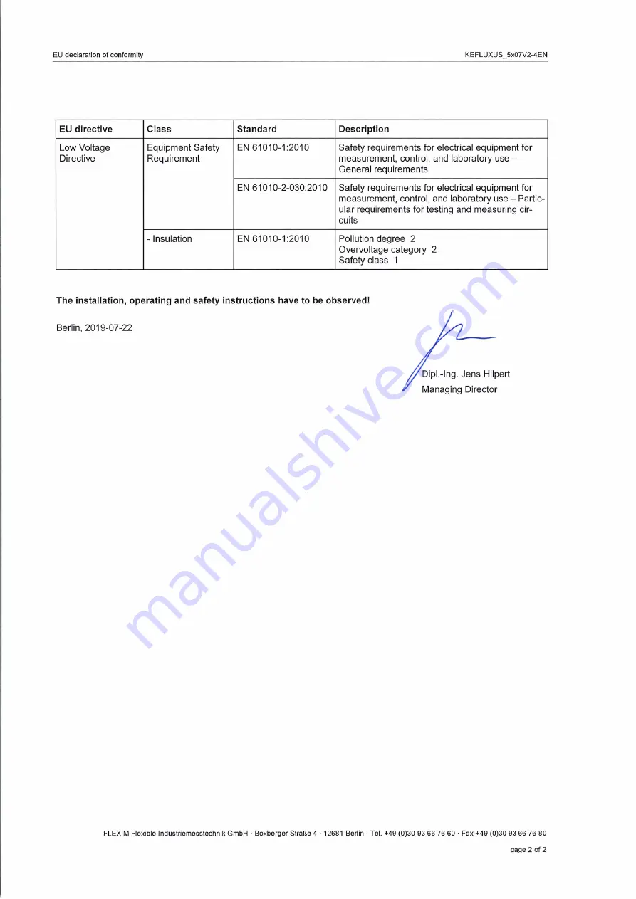 Flexim FLUXUS F501 Operating Instruction Download Page 146