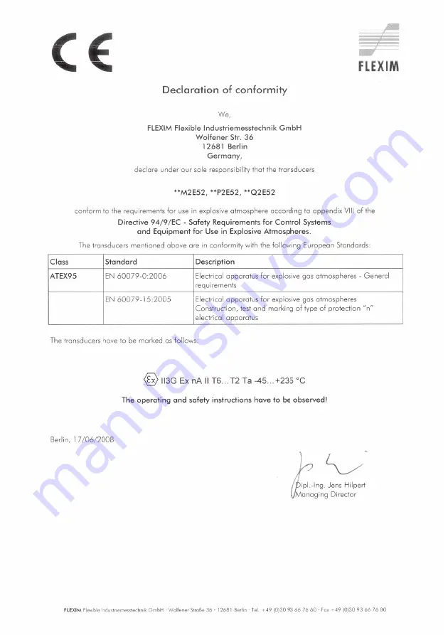 Flexim FLUXUS G704 User Manual Download Page 255