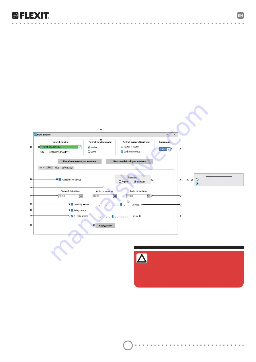 Flexit 115996 Скачать руководство пользователя страница 21