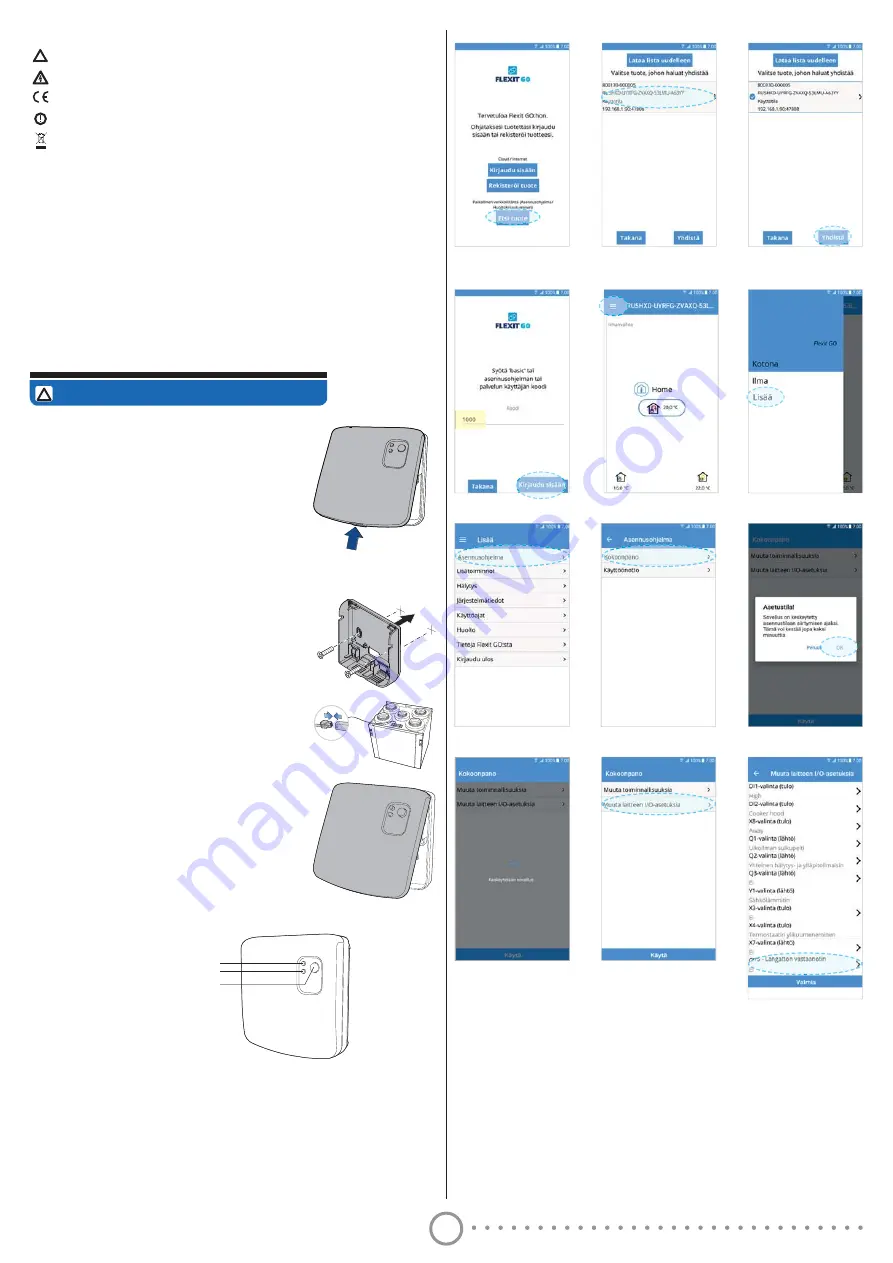 Flexit CI 75 Installation And Operation Instructions Manual Download Page 11