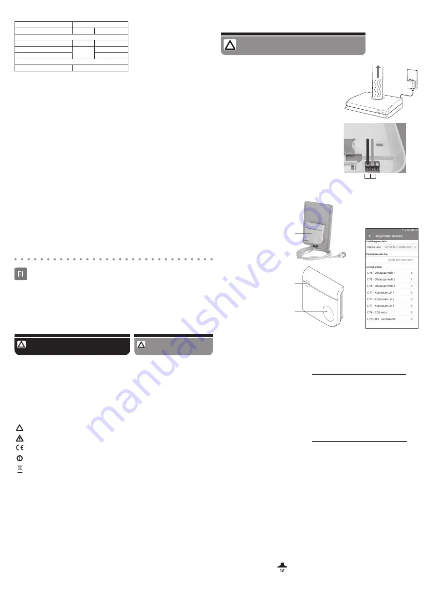 Flexit CI 81 Assembly, Installation And Operation Instructions Download Page 4