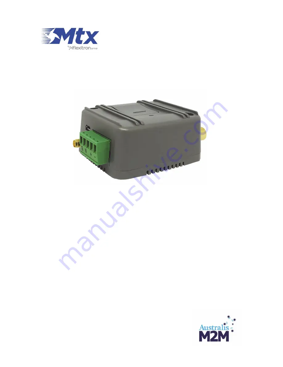 Flexitron MTX-4G-JAVA-IoT Quick Start Manual Download Page 1