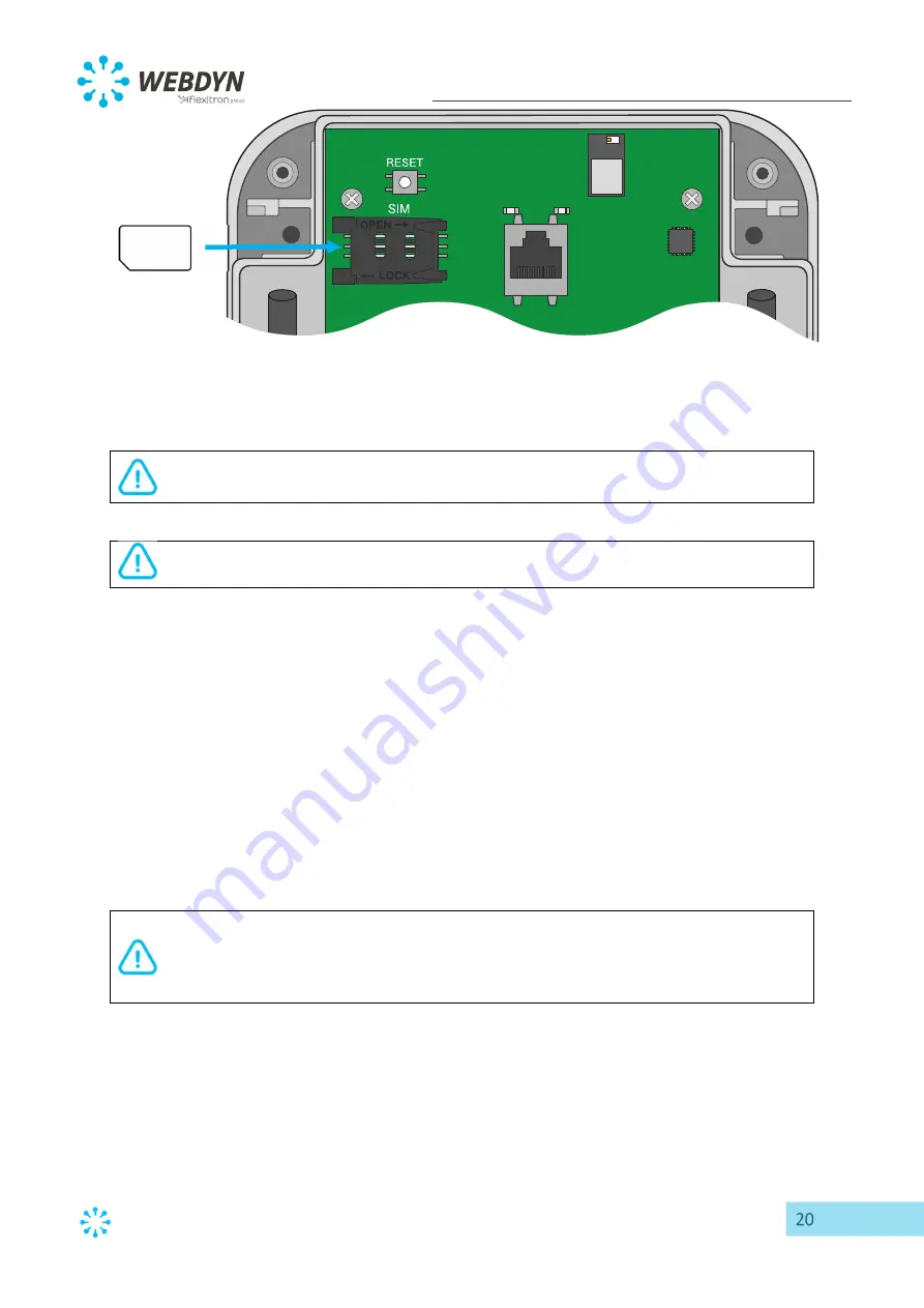 Flexitron Webdyn WebdynEasy LoRaWAN Скачать руководство пользователя страница 20