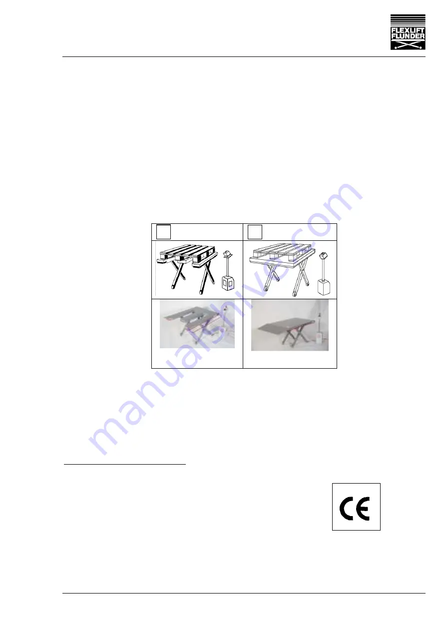 FLEXLIFT FCE 1000/75 Operating Instructions Manual Download Page 1