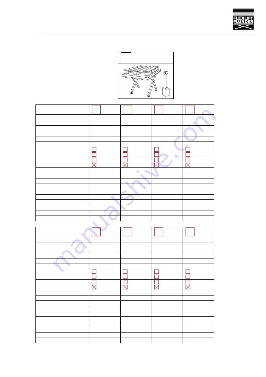 FLEXLIFT FCE 1000/75 Operating Instructions Manual Download Page 34