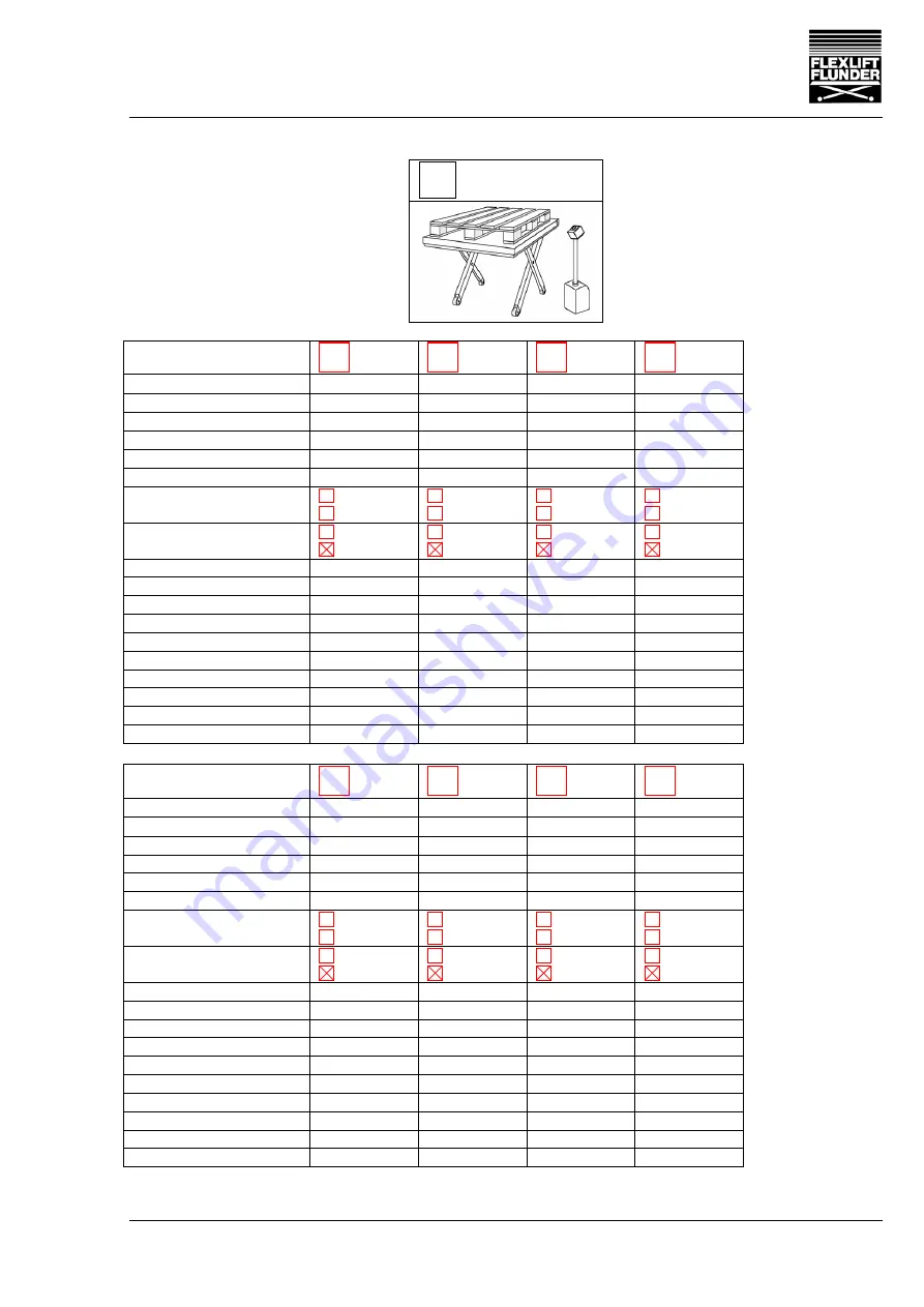 FLEXLIFT FCE 1000/75 Operating Instructions Manual Download Page 36