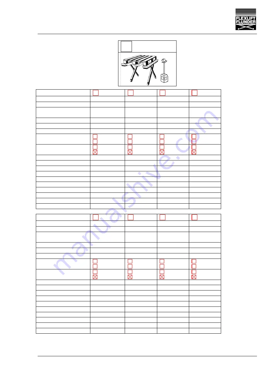 FLEXLIFT FCE 1000/75 Operating Instructions Manual Download Page 89