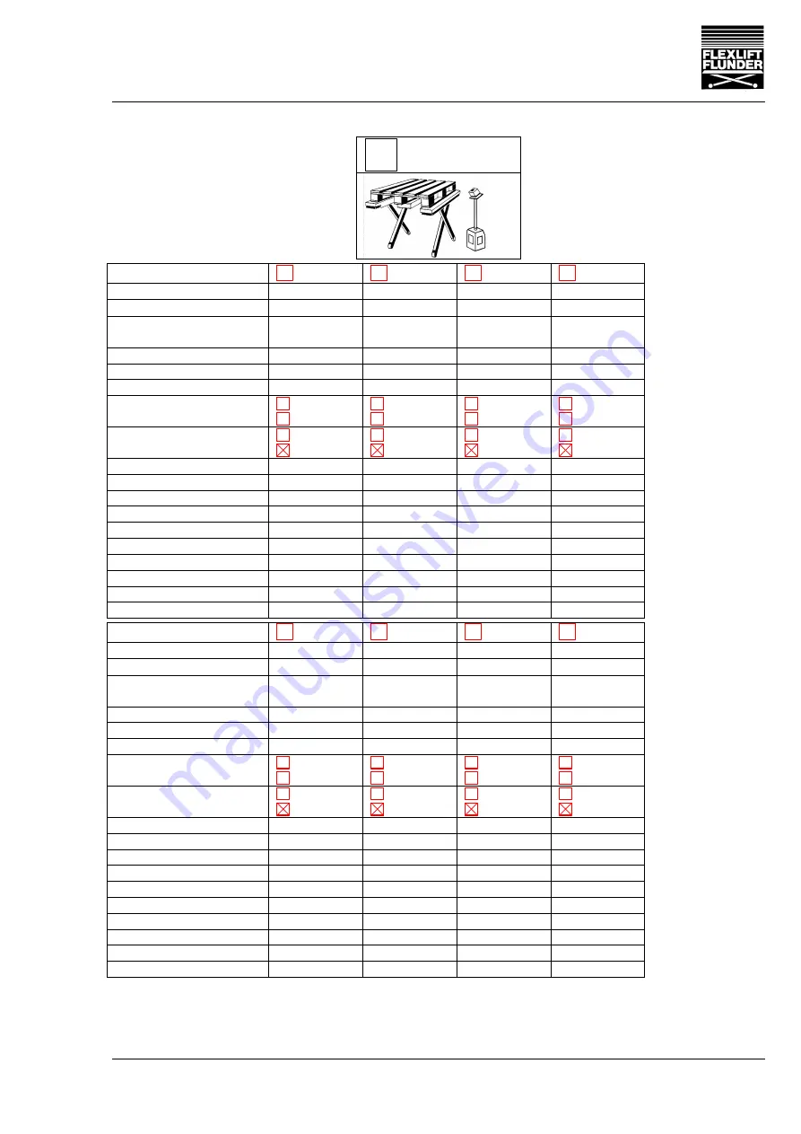 FLEXLIFT FCE 1000/75 Operating Instructions Manual Download Page 297