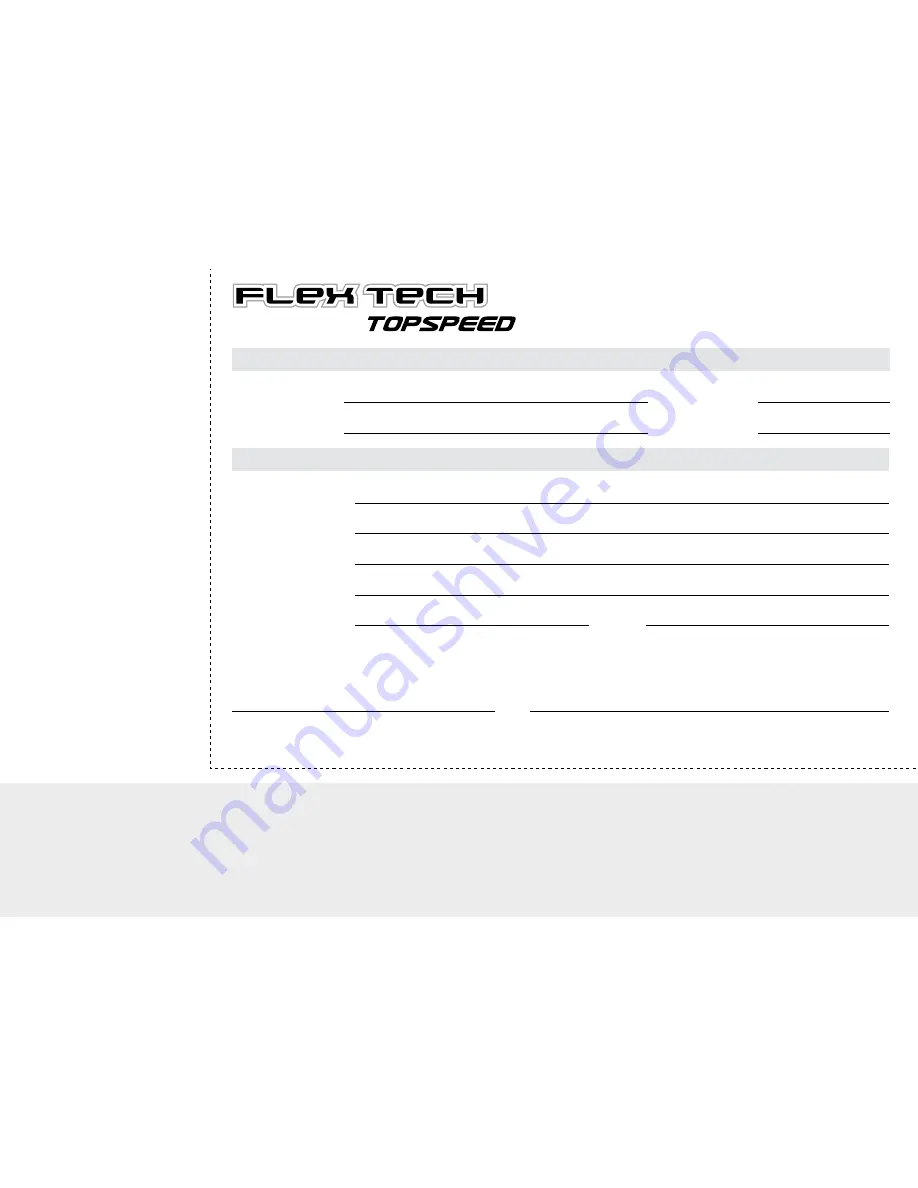 FlexTech Topspeed User Manual Download Page 27